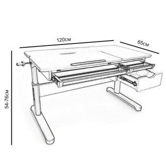 FunDesk Grande чертеж