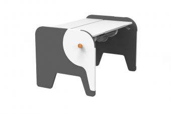 Регулируемая детская парта Elephant Desk Comf-pro Серый