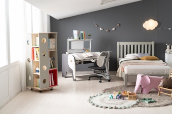 Регулируемая детская парта Elephant Desk Comf-pro Серый