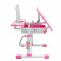 Комплект растущая парта и стульчик с чехлом RIFFORMA COMFORT-07 LUX Розовый